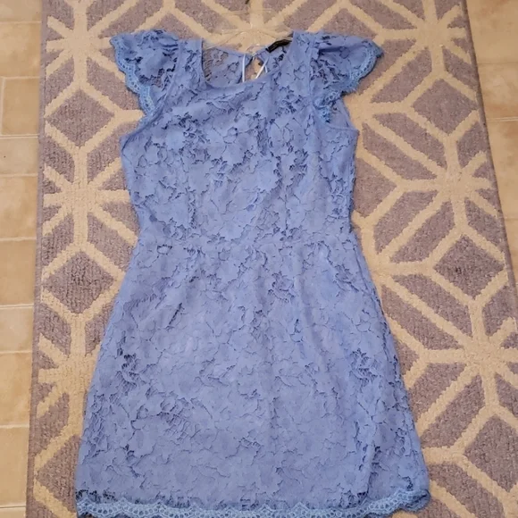 Signature8 Dresses | Signature 8 Blue Lace Dress | Color: Blue | Size: M | Jewelsm22's Closet